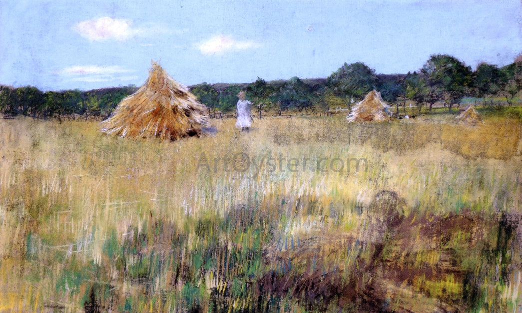 William Merritt Chase Grain Field, Shinnecock Hills - Hand Painted Oil Painting