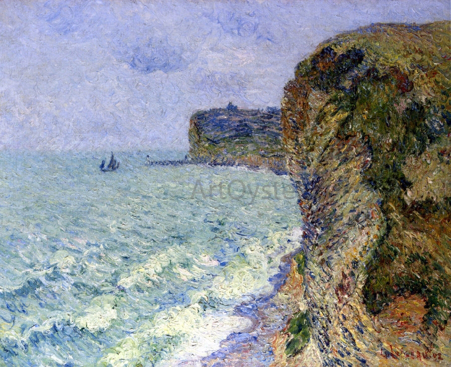 Gustave Loiseau Grainville Cliff near Fecamp - Hand Painted Oil Painting