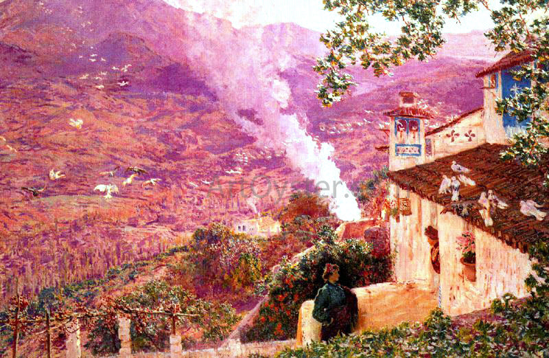 Antonio Munoz Degrain Granada - Hand Painted Oil Painting