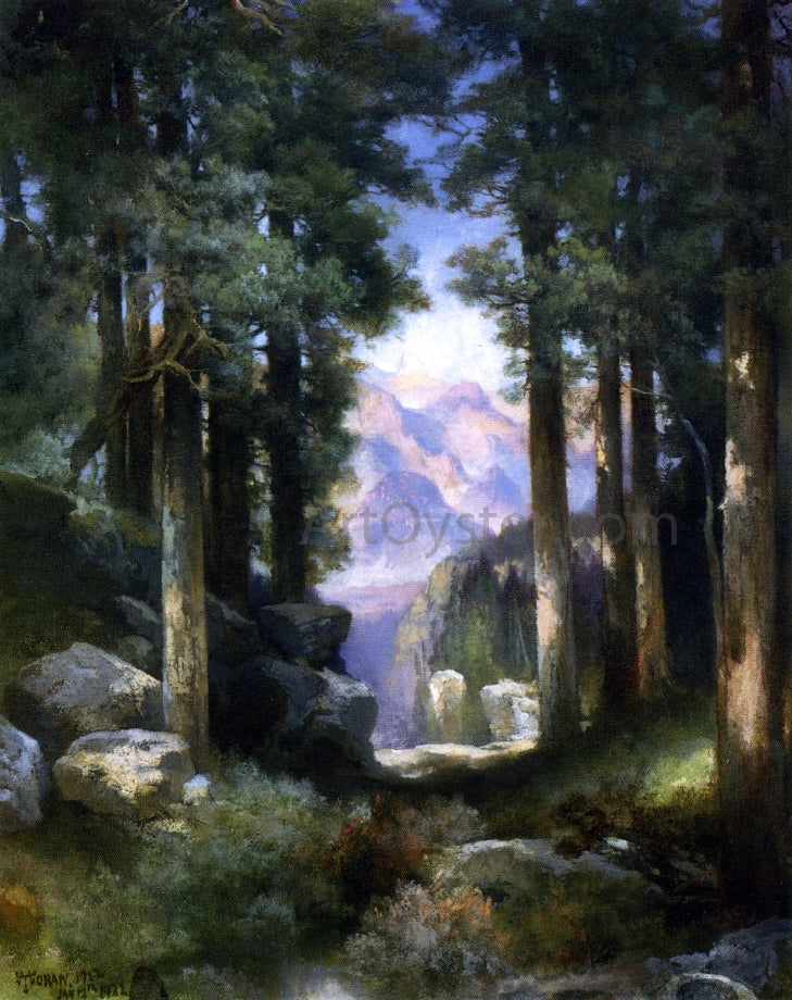 Thomas Moran Grand Canyon of the Colorado - Hand Painted Oil Painting