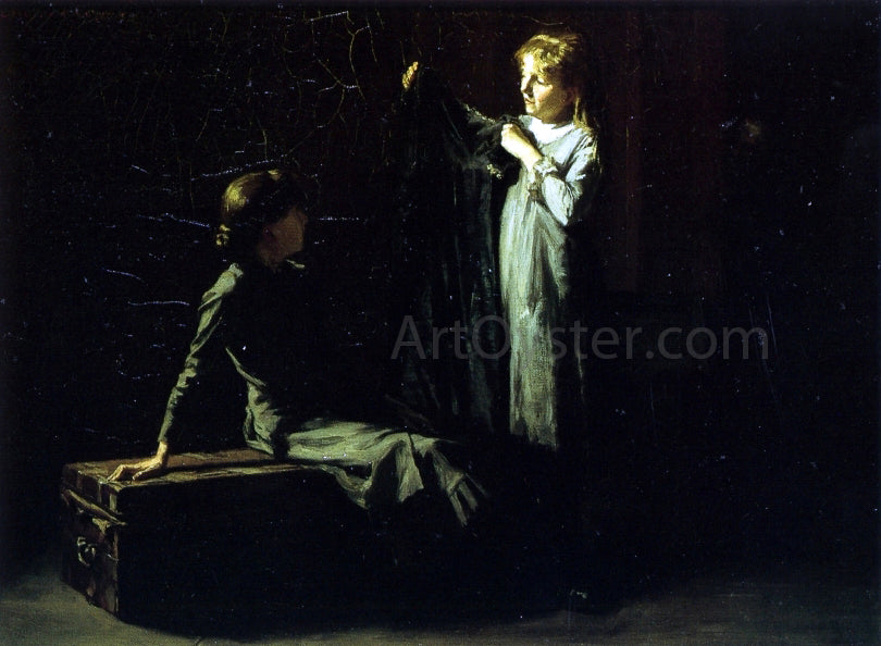Elizabeth Rebecca Coffin Grandmother's Garret - Hand Painted Oil Painting