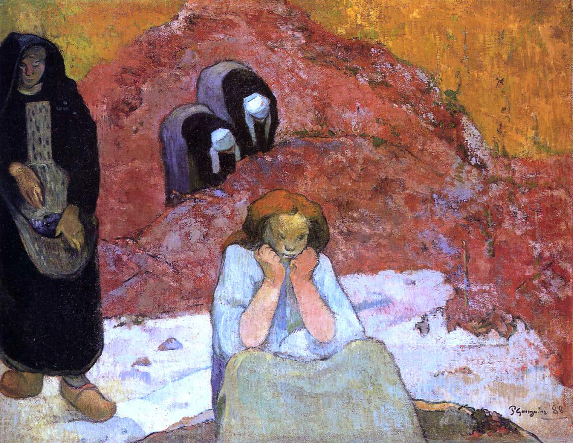 Paul Gauguin Grape Harvest in Arles (also known as Human Misery) - Hand Painted Oil Painting