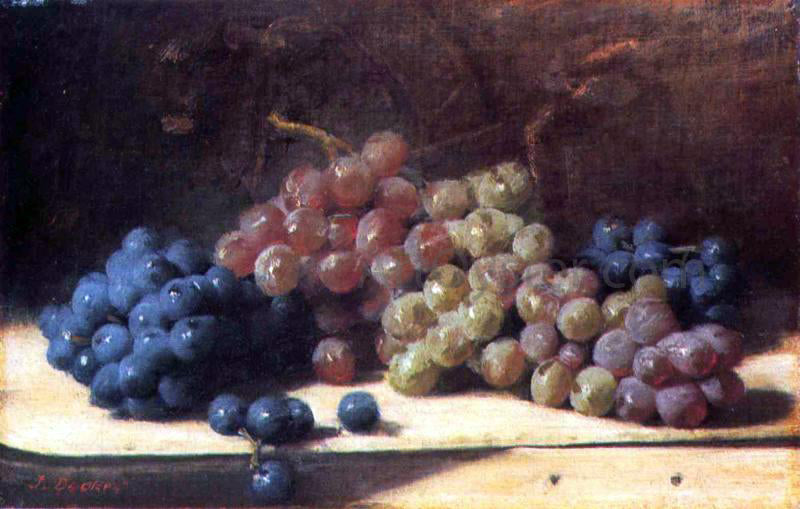 Joseph Decker Grapes - Hand Painted Oil Painting