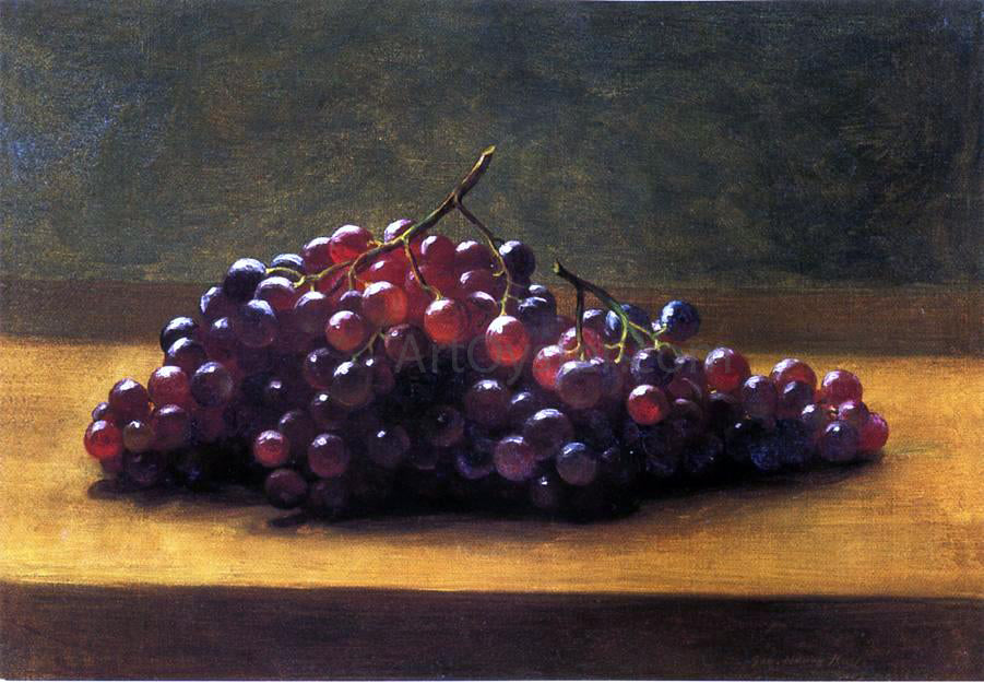  George Henry Hall Grapes on a Tabletop - Hand Painted Oil Painting