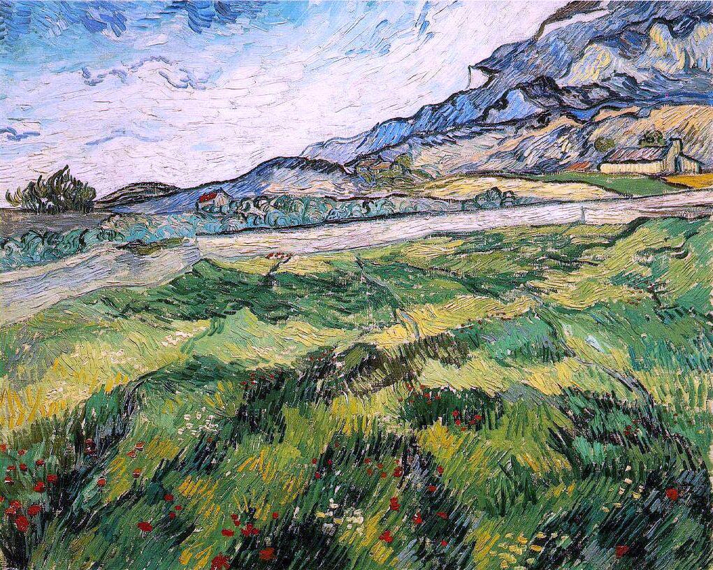 Vincent Van Gogh Green Wheat Field - Hand Painted Oil Painting