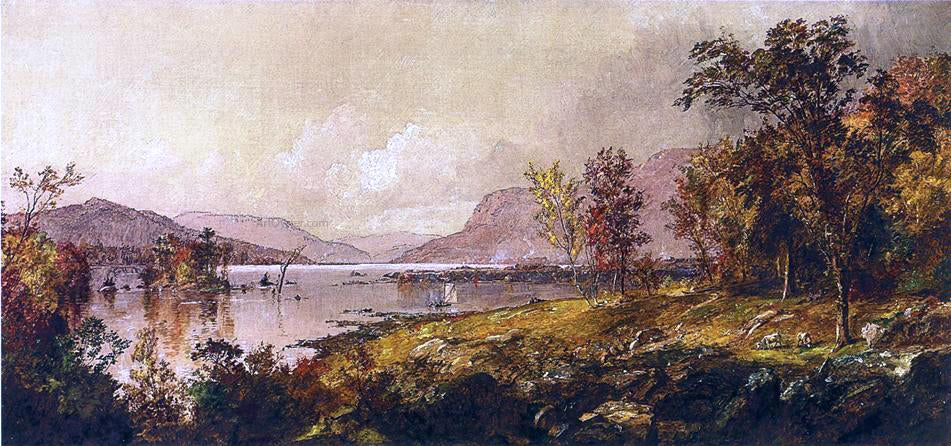 Jasper Francis Cropsey Greenwood Lake, New Jersey, in September - Hand Painted Oil Painting