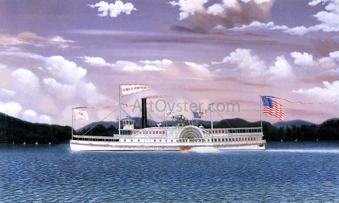 James Bard Grey Hound - Hand Painted Oil Painting