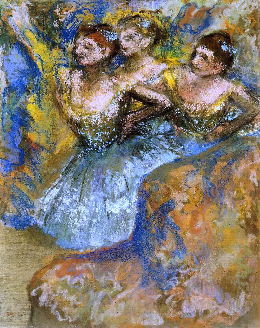 Edgar Degas Group of Dancers - Hand Painted Oil Painting