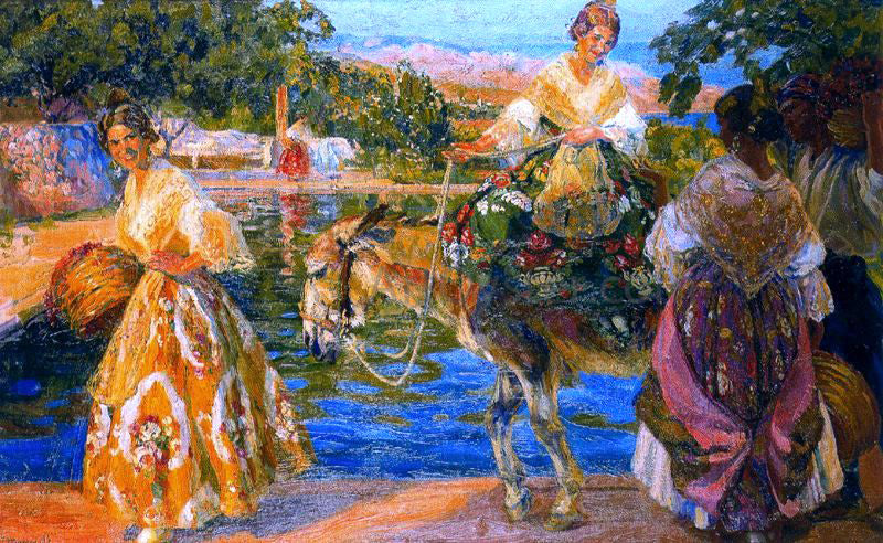 Mongrell Torrent Grupa Valenciana - Hand Painted Oil Painting