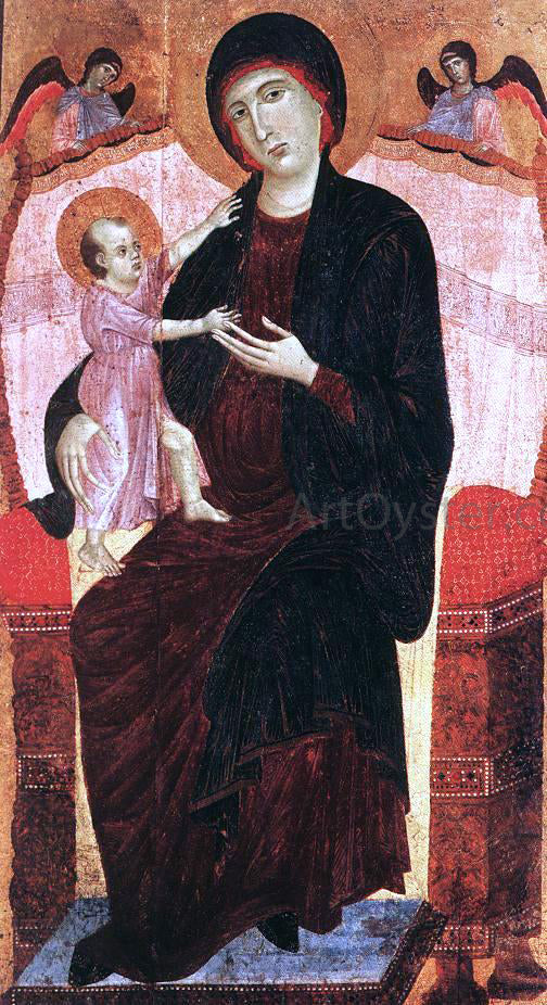 Duccio Di Buoninsegna Gualino Madonna - Hand Painted Oil Painting