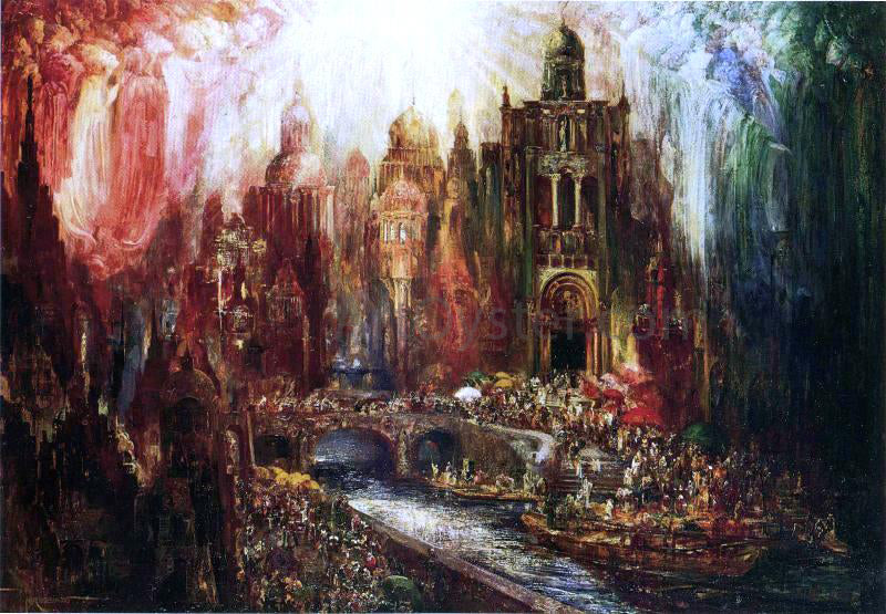 Pinckney Maricius-Simons Guardian Angels - Hand Painted Oil Painting