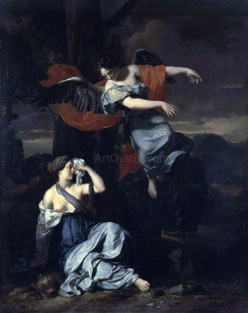 Gerard De Lairesse Hagar in the Desert - Hand Painted Oil Painting
