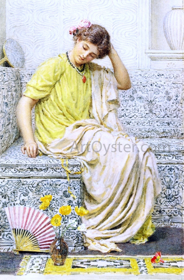 Albert Joseph Moore Hairpins - Hand Painted Oil Painting