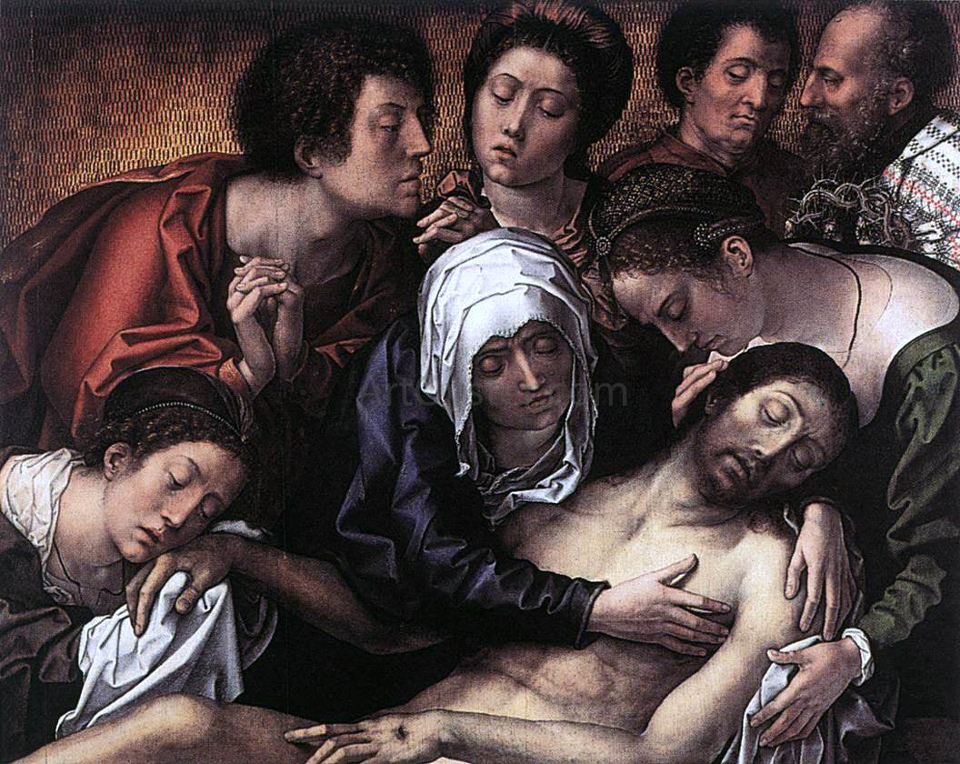 Bernaert Van Orley Haneton Triptych (centre panel) - Hand Painted Oil Painting