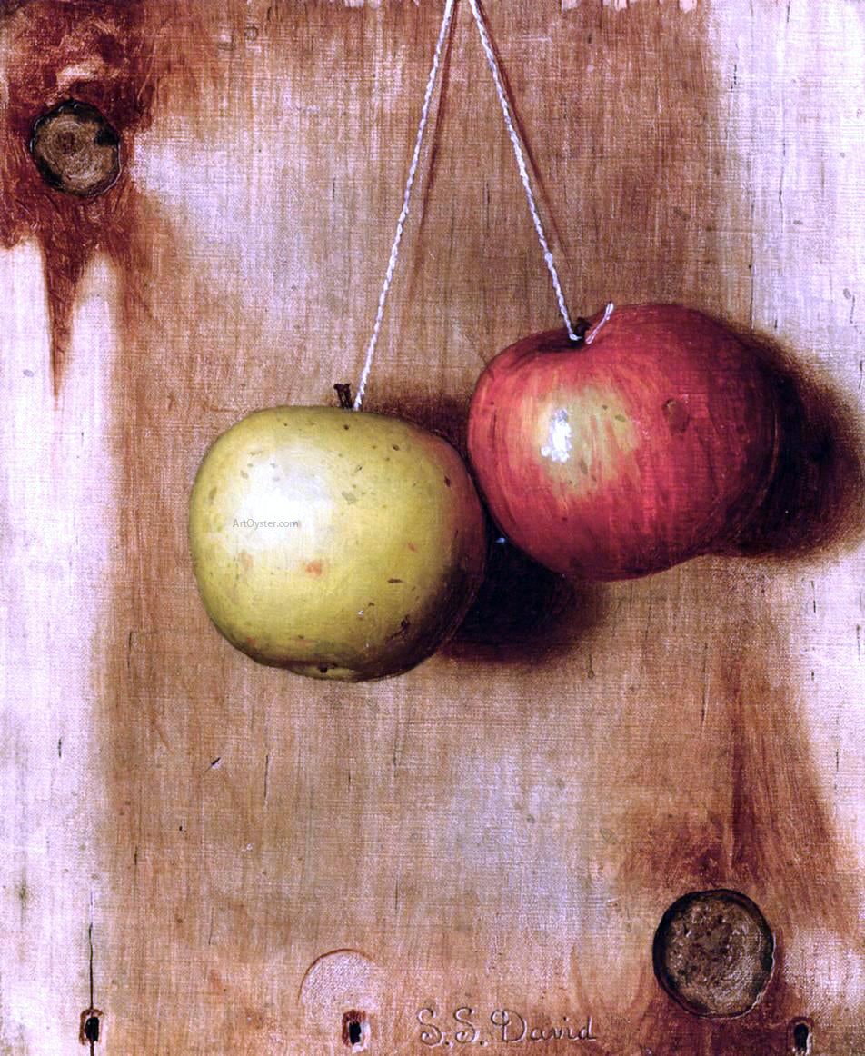  De Scott Evans Hanging Apples - Hand Painted Oil Painting