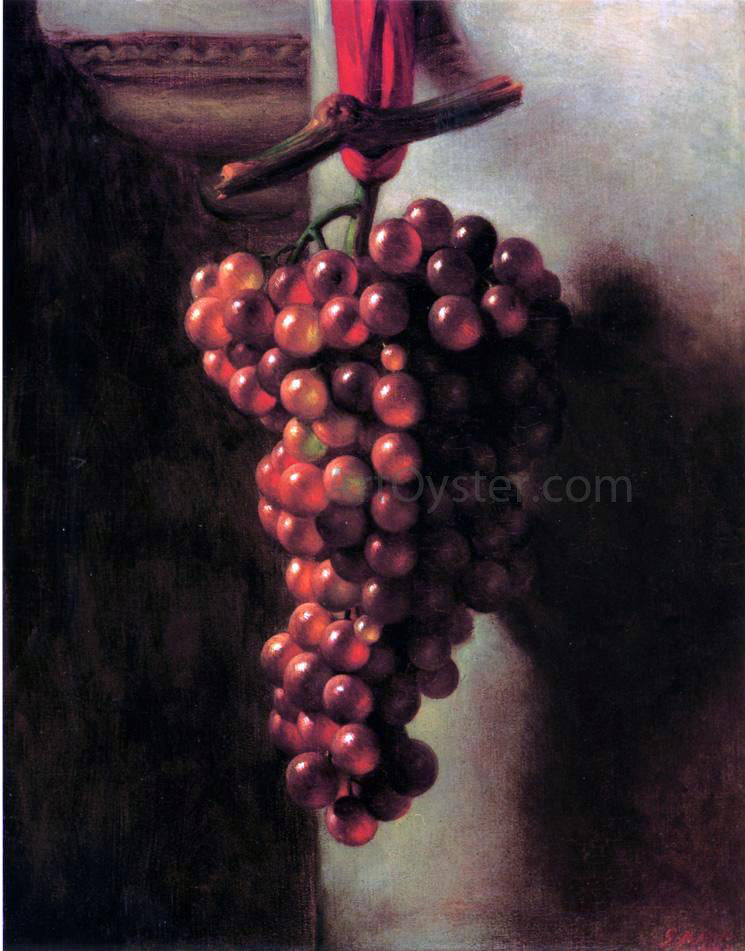 George Henry Hall Hanging Grapes - Hand Painted Oil Painting