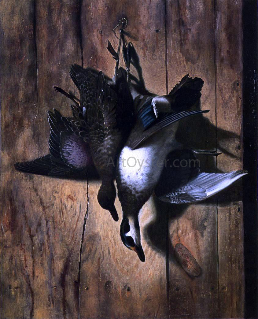 Edward Edmondson Hanging Water Fowl - Hand Painted Oil Painting