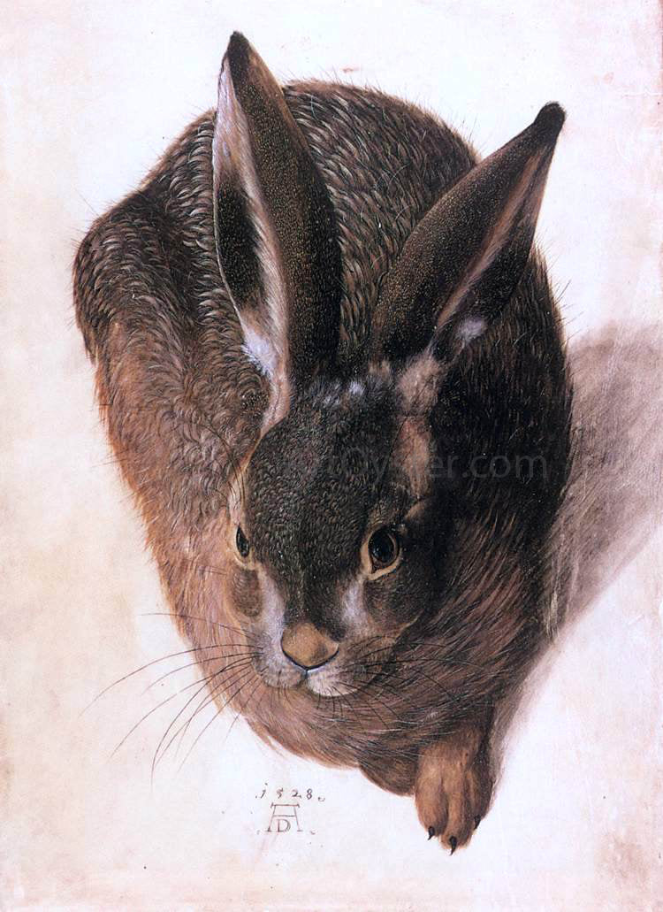 Hans Hoffmann Hare - Hand Painted Oil Painting