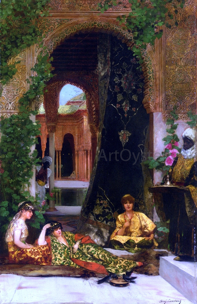 Jean-Joseph Benjamin Constant Harem Women - Hand Painted Oil Painting