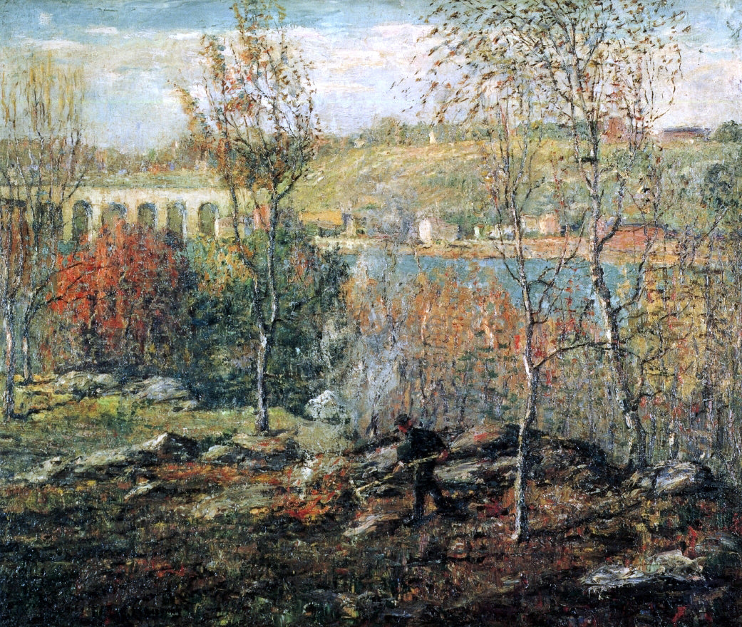 Ernest Lawson Harlem River - Hand Painted Oil Painting