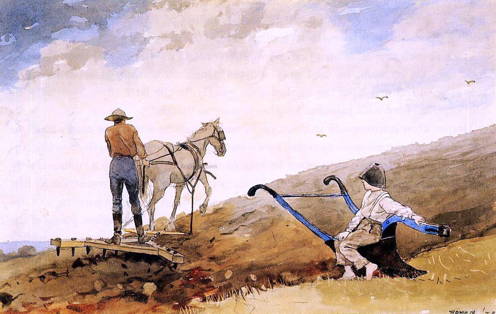 Winslow Homer Harrowing - Hand Painted Oil Painting