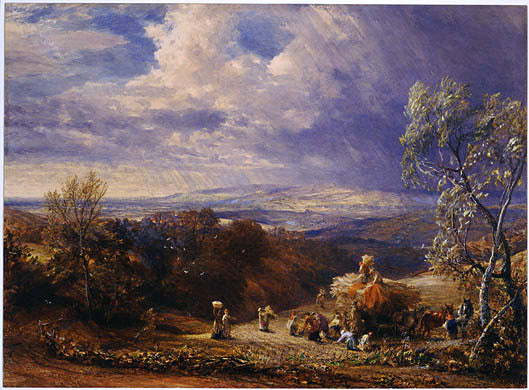  Samuel Palmer Harvesting - Hand Painted Oil Painting