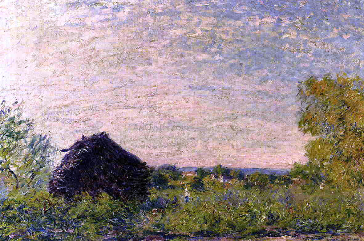 Alfred Sisley Haystack - Hand Painted Oil Painting