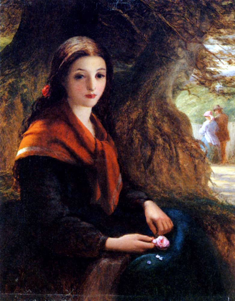 Thomas Musgrove Joy He Loves Me, He Loves Me Not ... - Hand Painted Oil Painting