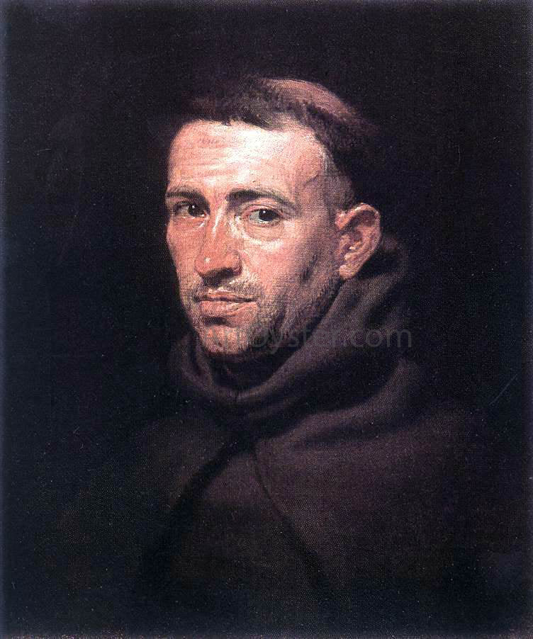 Peter Paul Rubens Head of a Franciscan Friar - Hand Painted Oil Painting