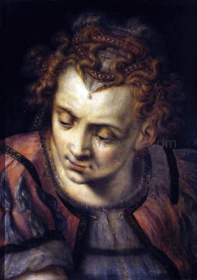 The Elder Frans Floris Head of a Woman - Hand Painted Oil Painting