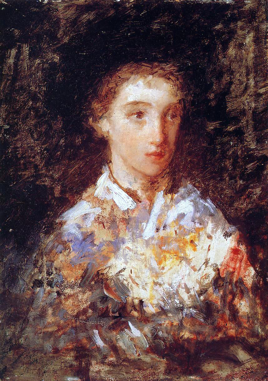 Mary Cassatt Head of a Young Girl - Hand Painted Oil Painting