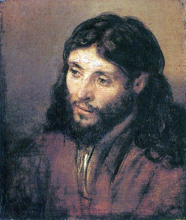  Rembrandt Van Rijn Head of Christ - Hand Painted Oil Painting