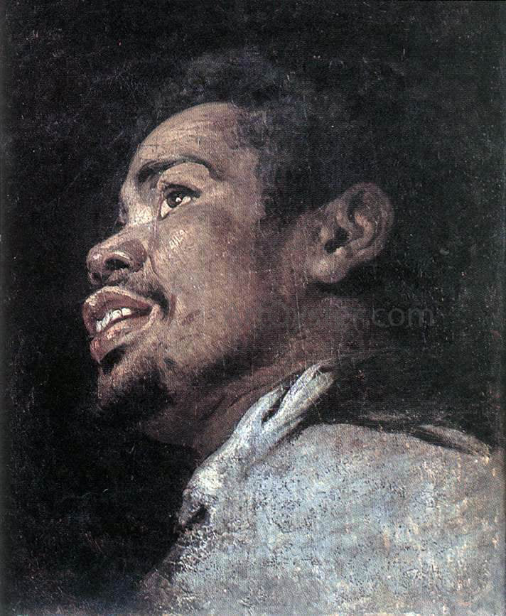 Gaspard De Crayer Head Study of a Young Moor - Hand Painted Oil Painting