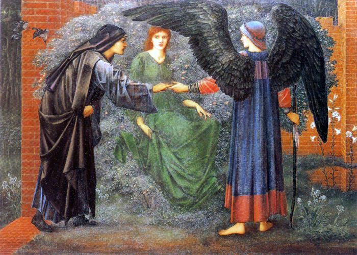  Sir Edward Burne-Jones Heart of the Rose - Hand Painted Oil Painting