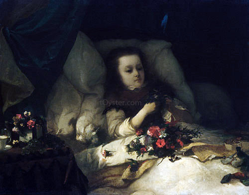 William W Dana Heart's Ease - Hand Painted Oil Painting