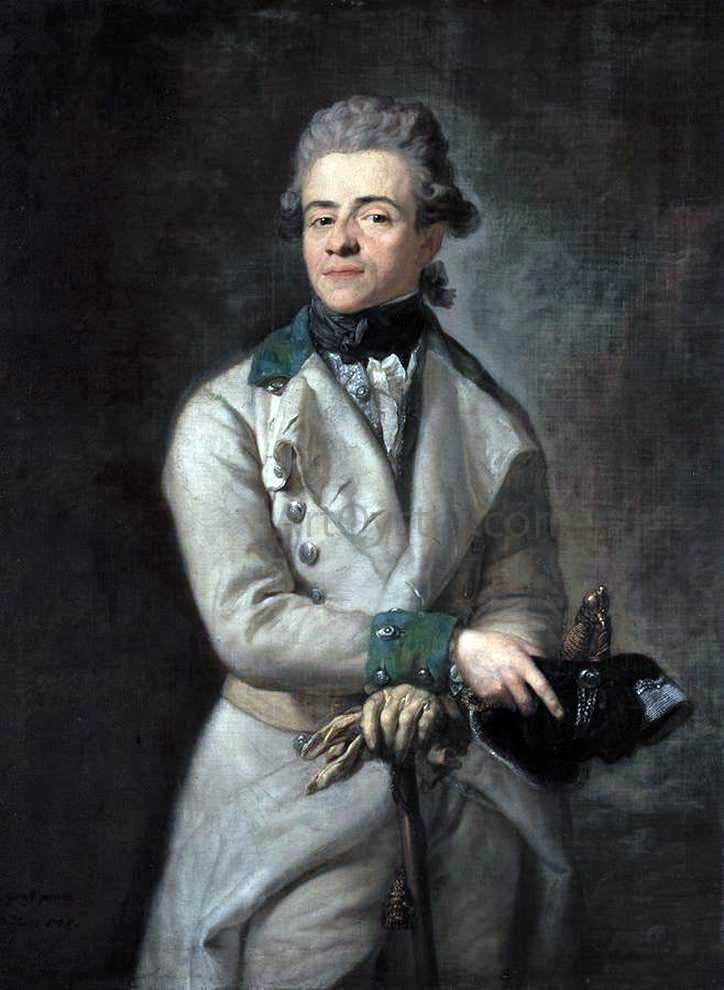 Anton Graff Heinrich XIII, Graf Reuss - Hand Painted Oil Painting