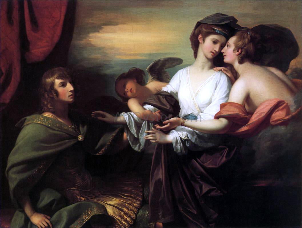 Benjamin West Helen Brought to Paris - Hand Painted Oil Painting