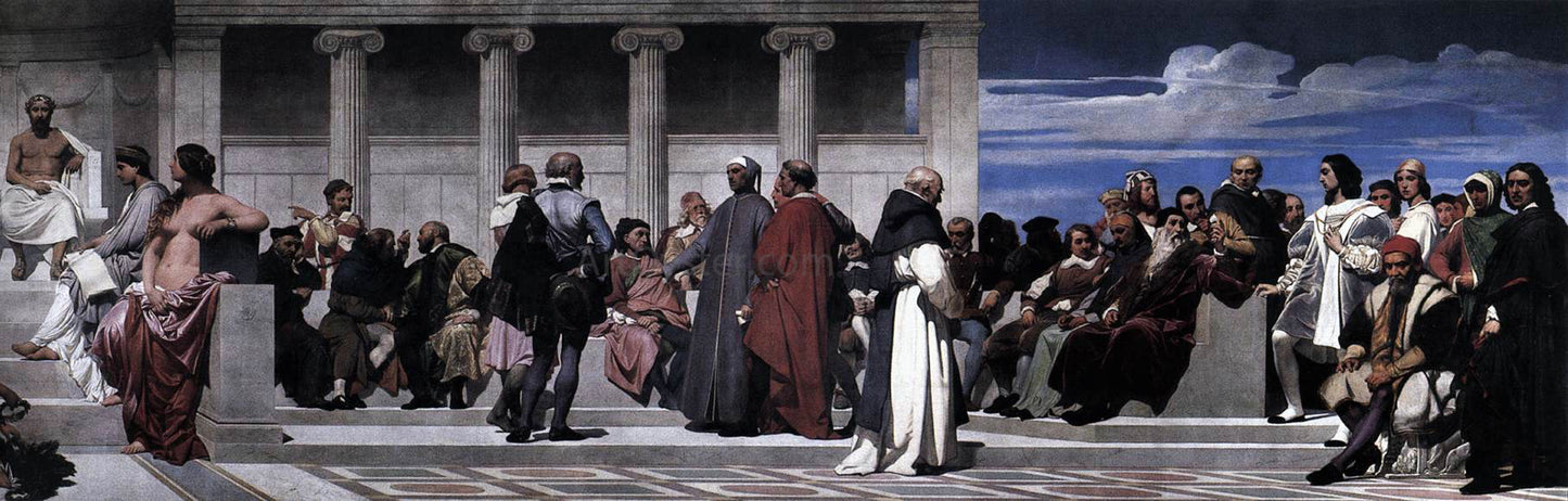 Paul Delaroche Hemicycle (detail) - Hand Painted Oil Painting