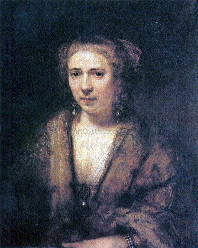 Rembrandt Van Rijn Hendrickje Stoffels - Hand Painted Oil Painting