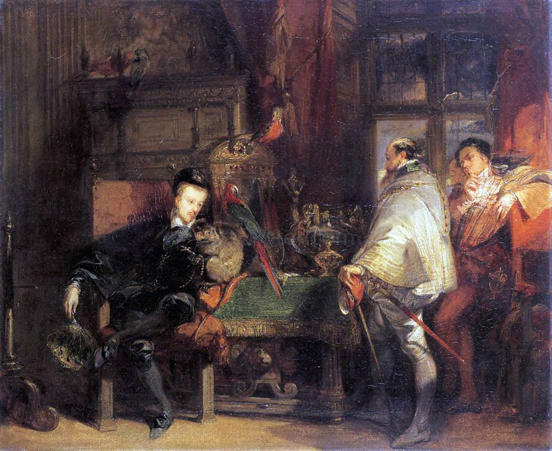 Richard Parkes Bonington Henri III - Hand Painted Oil Painting