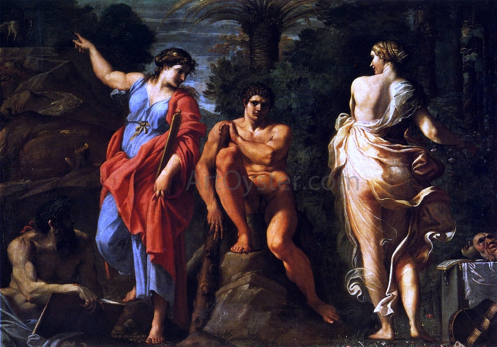Annibale Carracci Hercules at the Crossroads - Hand Painted Oil Painting