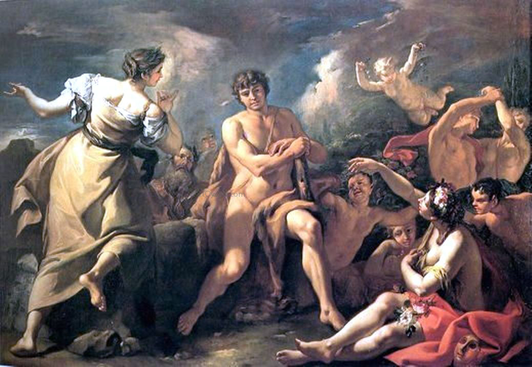 Sebastiano Ricci Hercules on the Crossroads - Hand Painted Oil Painting