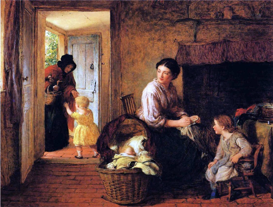George Smith Here's Granny - Hand Painted Oil Painting