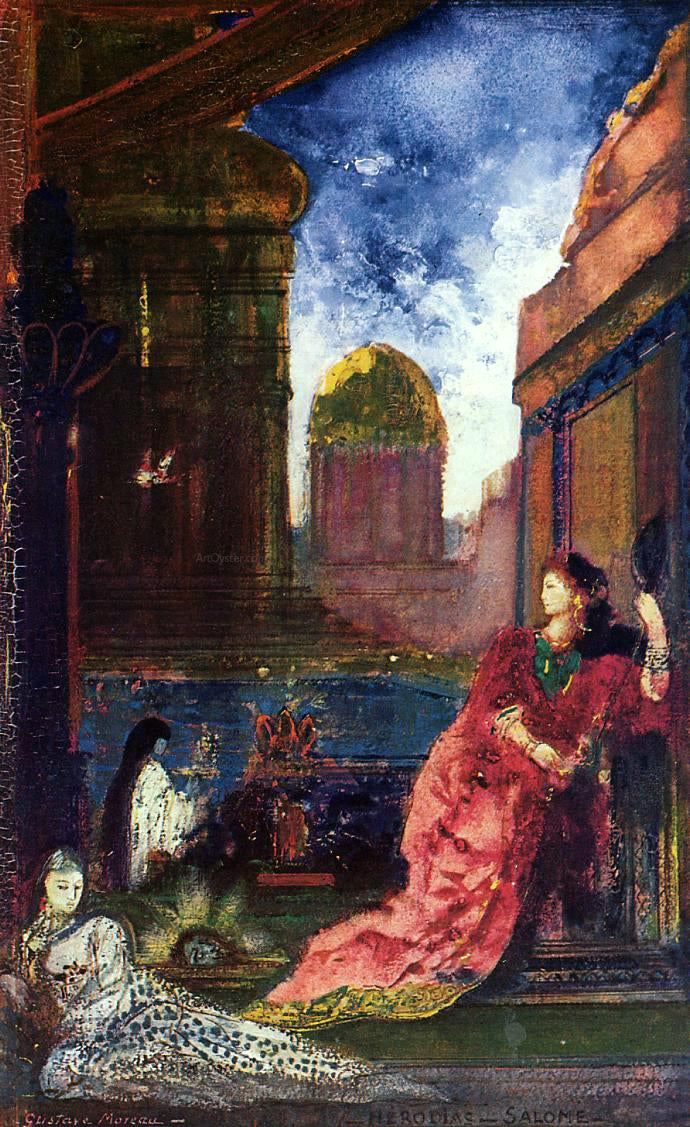 Gustave Moreau Heridias-Salome - Hand Painted Oil Painting