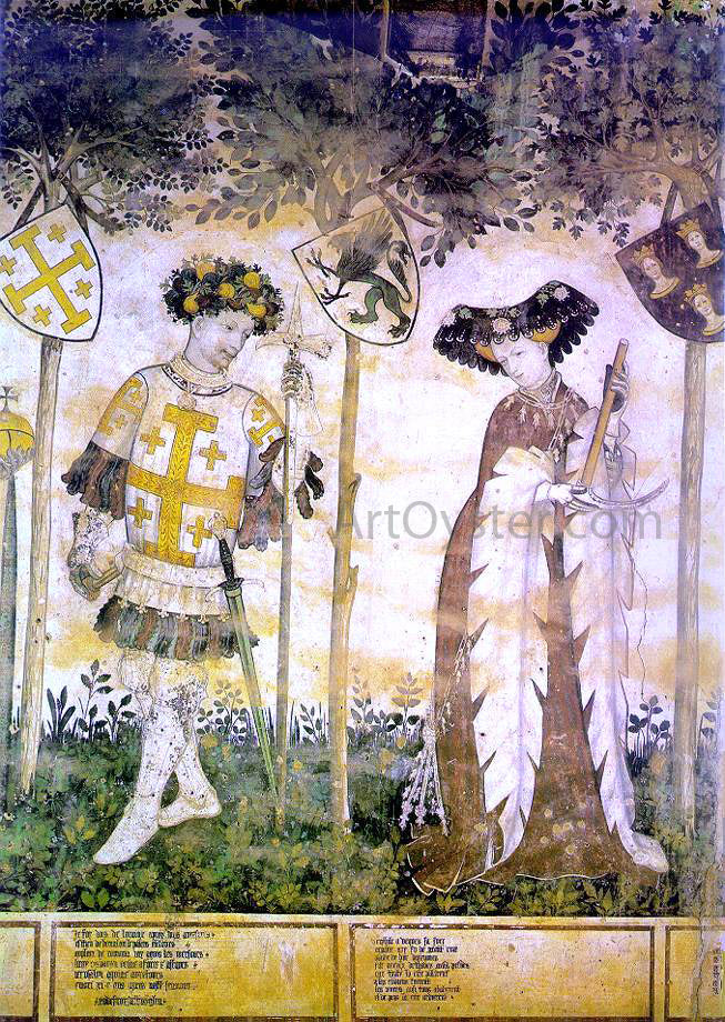 Jacques Iverny Hero and Heroine (detail) - Hand Painted Oil Painting
