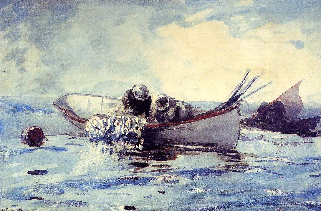 Winslow Homer Herring Fishing - Hand Painted Oil Painting