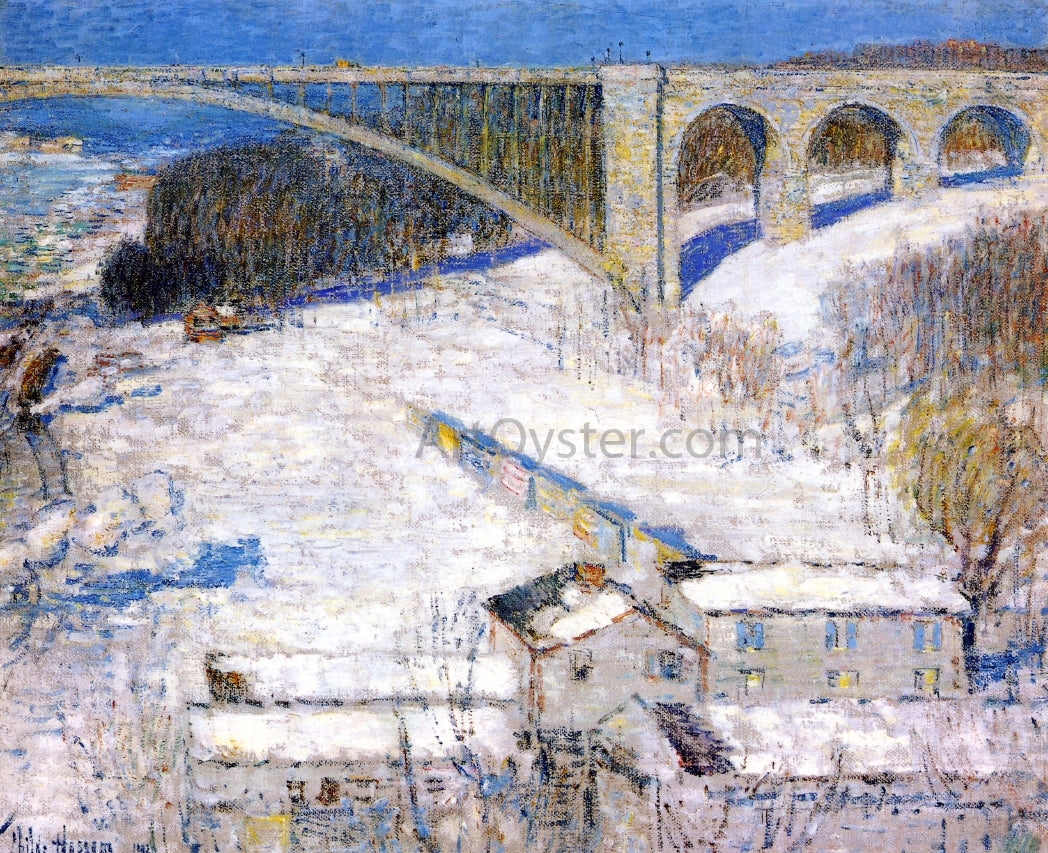 Frederick Childe Hassam High Bridge - Hand Painted Oil Painting