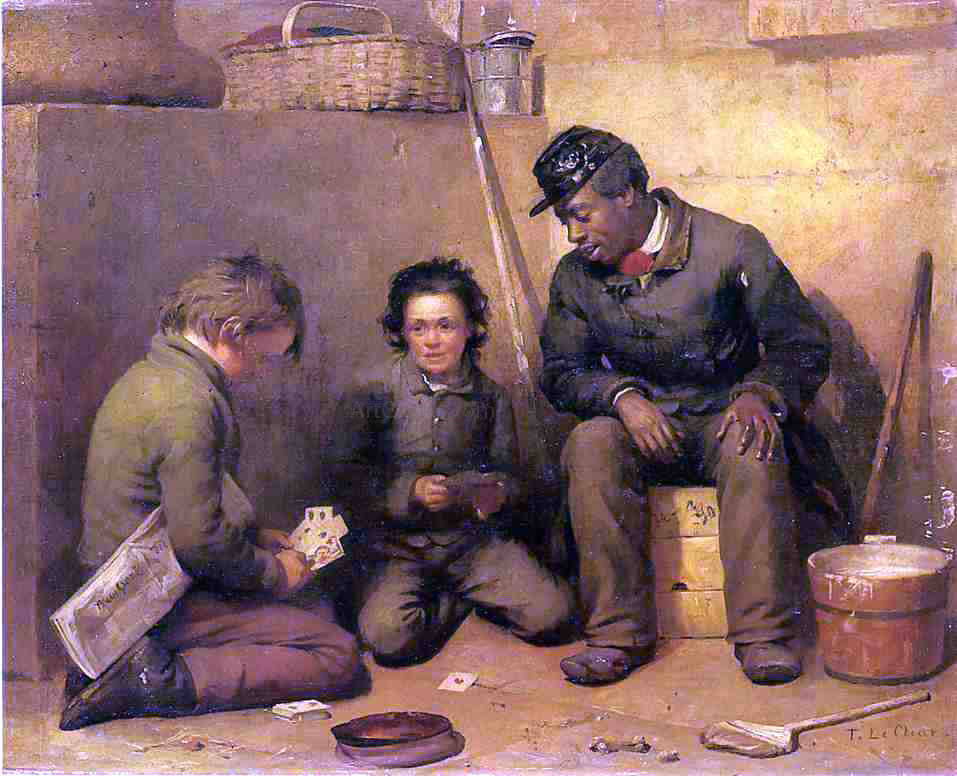 Thomas Le Clear High-Jack-Game - Hand Painted Oil Painting