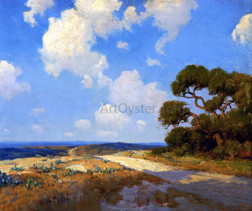 Julian Onderdonk Hill Country Lane - Hand Painted Oil Painting
