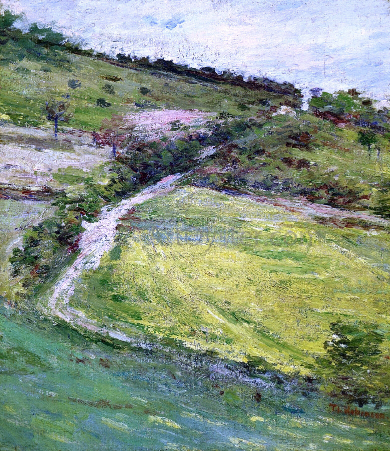  Theodore Robinson Hillside in Giverny, France - Hand Painted Oil Painting